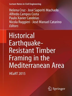 cover image of Historical Earthquake-Resistant Timber Framing in the Mediterranean Area